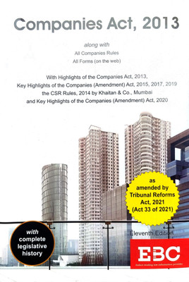 Companies Act 2013 (English)(Paperback, Eastern Book Company (EBC))