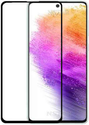NSTAR Edge To Edge Tempered Glass for Samsung Galaxy A73 5G, Samsung Galaxy A73(Pack of 1)