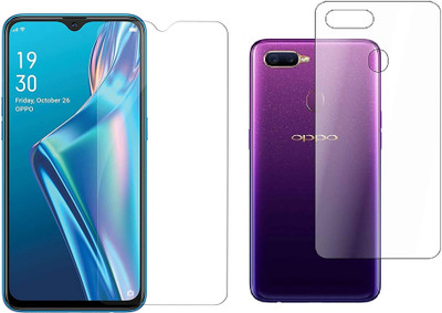 ELEF Edge To Edge Tempered Glass for Oppo A12(Pack of 2)