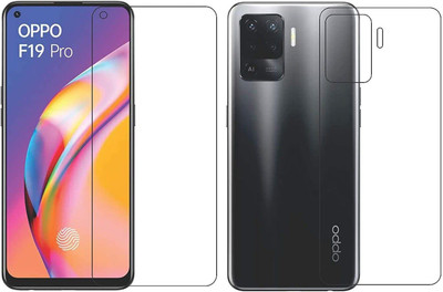 ELEF Front and Back Tempered Glass for Oppo F19 pro(Pack of 2)