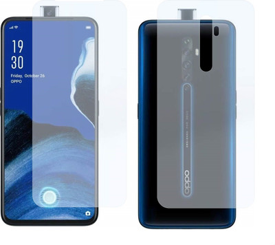 ELEF Front and Back Tempered Glass for Oppo Reno 2z Front And Back Crystal Clear Scrren Protector Tempered Glass(Pack of 1)
