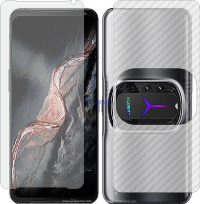 MOBART Front and Back Tempered Glass for LENOVO LEGION Y90 (Front Matte Finish & Back 3d Carbon Fiber)(Pack of 2)