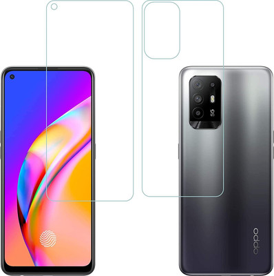 ELEF Front and Back Tempered Glass for Oppo F19 pro Plus(Pack of 2)