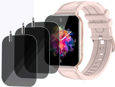 XAZE Screen Guard for Fire-Boltt Max Smartwatch(Pack of 3)