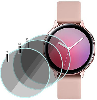 XAZE Screen Guard for sam galaxy watch active 2 (4g)(Pack of 2)