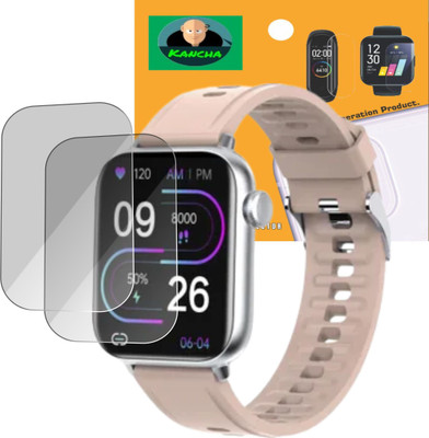 KANCHA Screen Guard for Fire Boltt Supreme Smartwatch(Pack of 2)