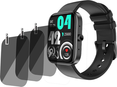 XAZE Screen Guard for Fire-Boltt Ninja Call 2 Smartwatch(Pack of 3)
