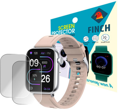 FINCH Screen Guard for Fire Boltt Supreme Smartwatch(Pack of 2)