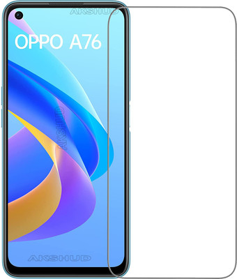AKSHUD Tempered Glass Guard for OPPO A76 5G(Pack of 1)