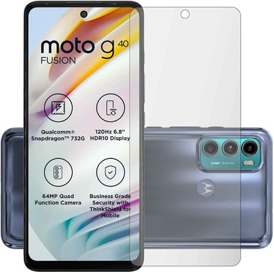 AGRSHI Tempered Glass Guard for Moto G40 Fusion, Moto G60(Pack of 1)