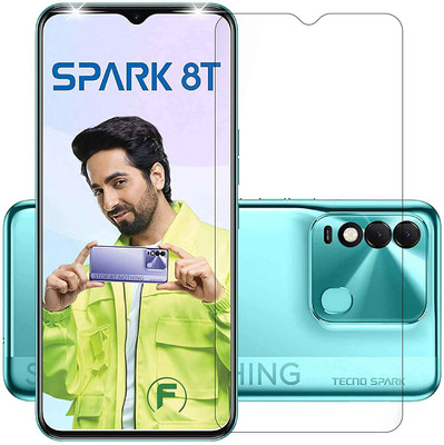 HQ Protection Tempered Glass Guard for Tecno Spark 8T(Pack of 1)