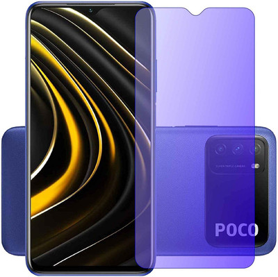 AGRSHI Tempered Glass Guard for Poco M3, Poco M2 Reloaded, Poco M2, Poco C31, Poco C3, Redmi 9 Power(Pack of 1)