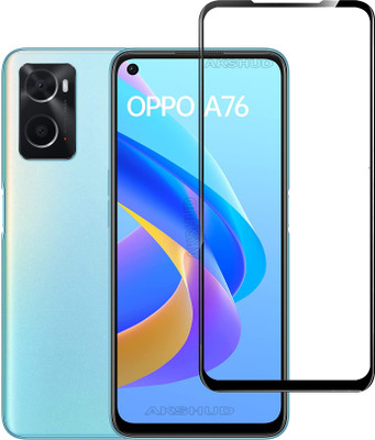 AKSHUD Tempered Glass Guard for OPPO A76 5G(Pack of 1)