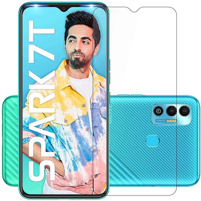 AGRSHI Tempered Glass Guard for Tecno Spark 7T, Tecno Spark 8, Tecno Spark 7, Tecno Spark GO 2021(Pack of 1)