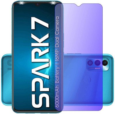 AGRSHI Tempered Glass Guard for Tecno Spark 7(Pack of 1)