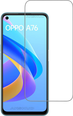 AKSHUD Tempered Glass Guard for OPPO A76 5G(Pack of 1)