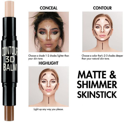 KA-KAIASHA CONCEALER HIGHLIGHTER CONTOUR BRIGHTENING AND GLOWING STICK PACK OF 1 Concealer(BEIGE, 20 g)