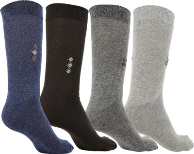 starvis Men Solid Calf Length(Pack of 4)