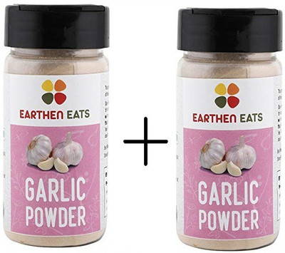 Earthen Eats Garlic Powder x 2 | 90 gms + 90 gms | Fresh & Pure(2 x 90 g)