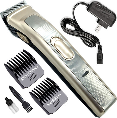 Geemy 2in1 Waterproof Rechargeable Professional Beard Mustache Trimmer Powerful Fully Waterproof Trimmer 120 min  Runtime 2 Length Settings(Multicolor)