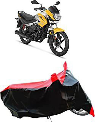 APNEK Waterproof Two Wheeler Cover for Hero(Passion Pro, Red, Black)