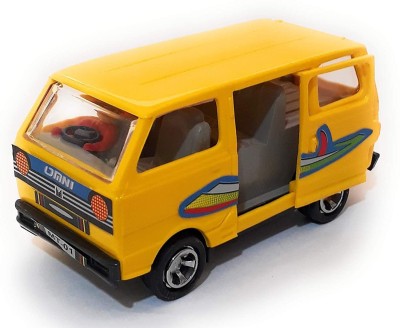 TECHZAGE Pull Back Famous Maruti Van Toy Car for Kids (Yellow)(Yellow)