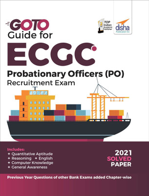 GoTo Guide for ECGC Probationary Officers (PO) Recruitment Exam(Paperback, Disha Experts)