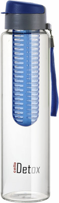 cello 750 ml Glass Bottle(Pack of 1, Blue)
