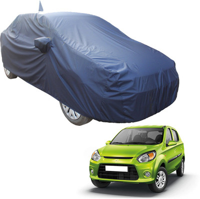 SS Zeeber Car Cover For Maruti Alto 800 Std Optional (With Mirror Pockets)(Blue, For 2016, 2017, 2018, 2019 Models)