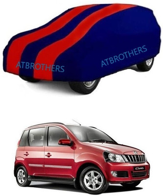SRI GORAKHNATH TRADERS Car Cover For Mahindra Quanto (Without Mirror Pockets)(Blue, Red)
