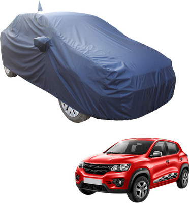 SS Zeeber Car Cover For Renault Kwid (With Mirror Pockets)(Blue)