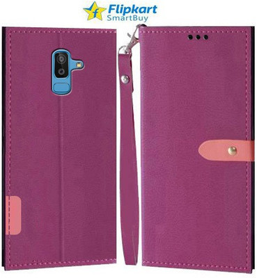 Flipkart SmartBuy Flip Cover for Samsung Galaxy J8(Pink, Grip Case, Pack of: 1)