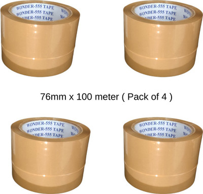 Life Hacks Single sided packing Cello Type (Manual)(Set of 1, Brown)