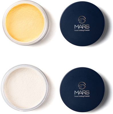 MARS Trend Setting Matte Loose Powder Compact(Banana+Soft Light, 24 g)