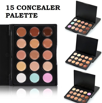 KAIASHA 15 Colors Contour Concealer Palette  Concealer(MULTI, 10 g)