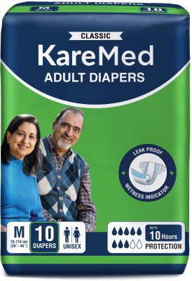 Kare Med Tape Style Adult Diapers - M(10 Pieces)