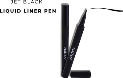 maliao Perfect eyeliner Limitless liquid Long Lasting liner pen Jet Black 1.6 ml(Black)