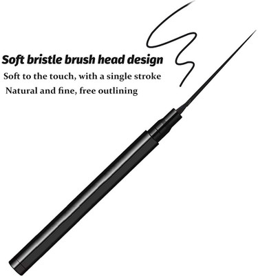 LILLYAMOR Eyeliner Makeup,Waterproof Smudge-Proof Smooth Eyeliner Pen 2 g(Black)