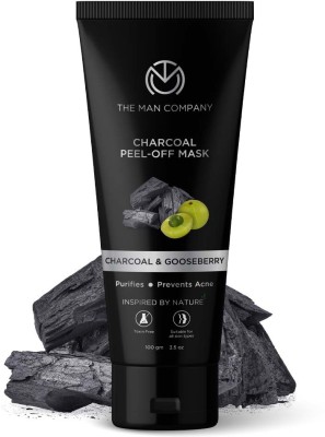 THE MAN COMPANY Charcoal Peel Off Mask Moringa & Gooseberry(100 g)