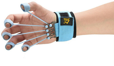 Quinergys Finger Gripper Strength Trainer Extensor Exerciser Finger Resistance Band-3E Hand Grip/Fitness Grip