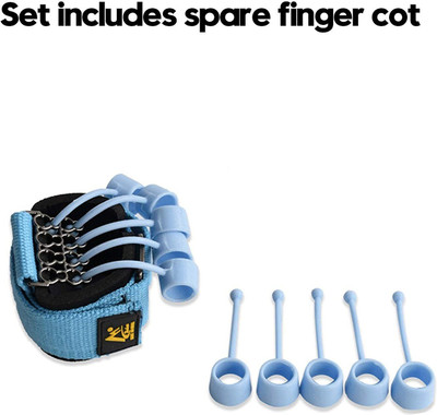 Quinergys Finger and hand Exerciser Trainer with Resistance Band Stretcher-4R Hand Grip/Fitness Grip