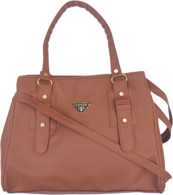 NCBAGS Women Brown Shoulder Bag