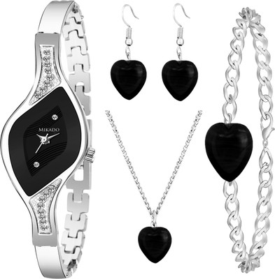 MIKADO Alloy Black, Silver Jewellery Set(Pack of 1)