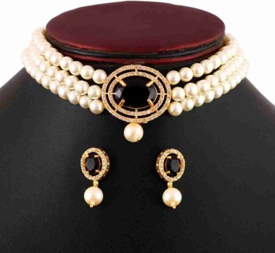 Shree Shyam Traders Brass White Jewellery Set(Pack of 1)