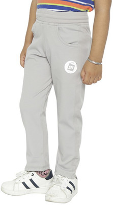 SMSHOPMORE Track Pant For Boys(Grey, Pack of 1)