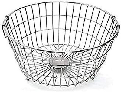 Hariom Dish Drainer Kitchen Rack Steel Stainless Steel Round Dish Drainer/Dish Drying Rack/Plate Stand/Kitchen