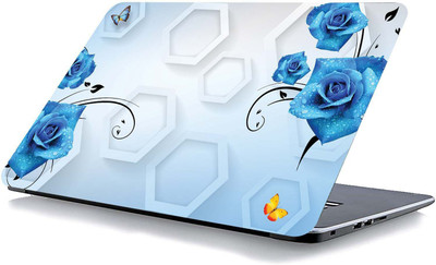 qth FLORAL LAP-4738 VINYL Reusable Laptop Skin Compatible for 15.6 inch(Theme: Spiritual)