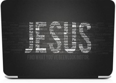 WeCre8 Skin's Jesus Typography Premium Quality Vinyl Laptop Skin With Light Matte Finish Laptop Decal 15.6