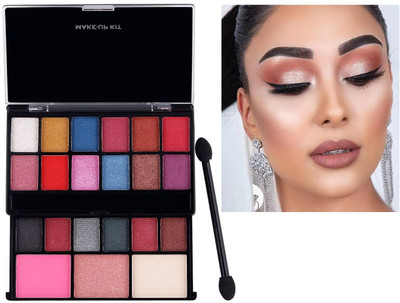 tanvi27 BEST - 18 EYESHADOW + 1 BLUSHER + 1 HIGHLIGHTER + 1 COMPACT MAKEUP KIT