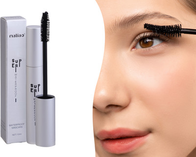 maliao Super Smooth Professional Mascara Waterproof Long Lasting Black 10 ml(Black)